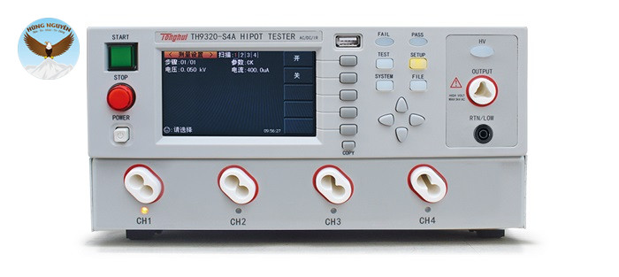 Máy kiểm tra Hipot TONGHUI TH9320-S4A (AC: 0.05~5.00kV; DC: 0.05~6.00kV)